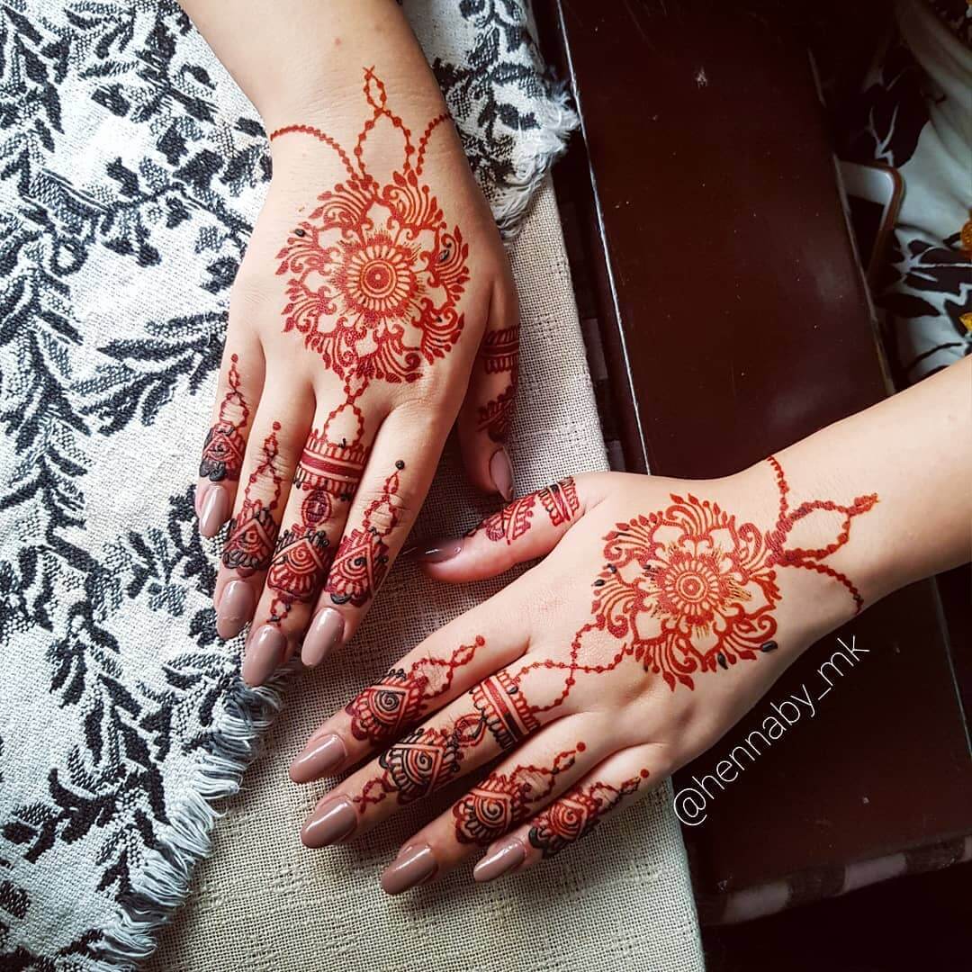 Mehndi in spring Unique Mehndi Design for Bride and Bridesmaids