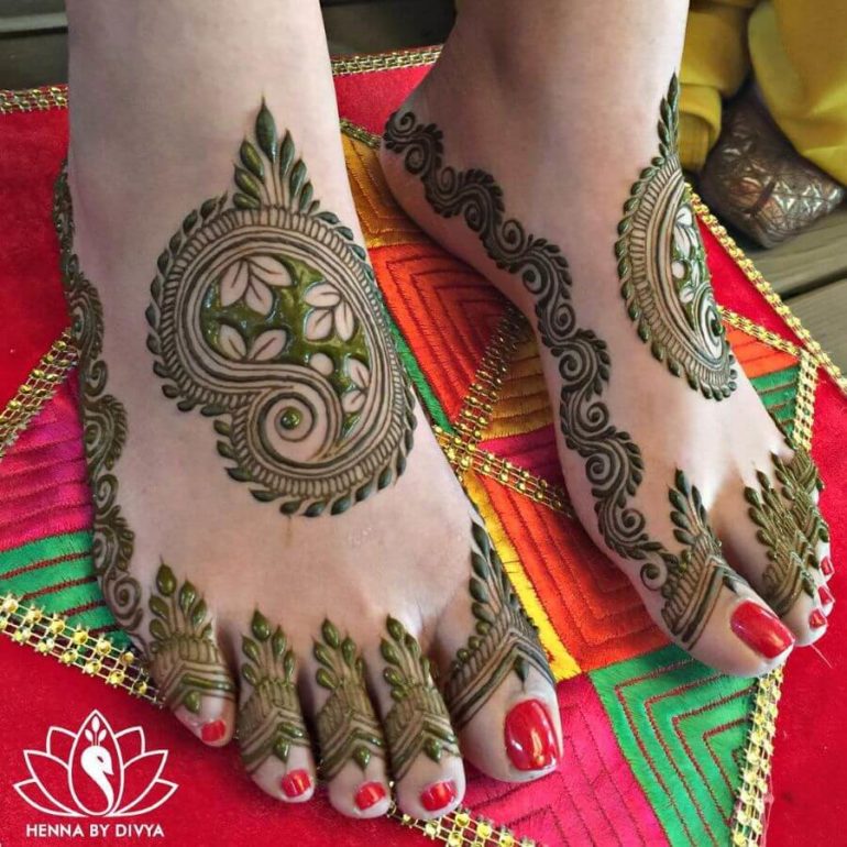 Unique Feet Mehndi Designs for Indian Women 2023 - K4 Fashion