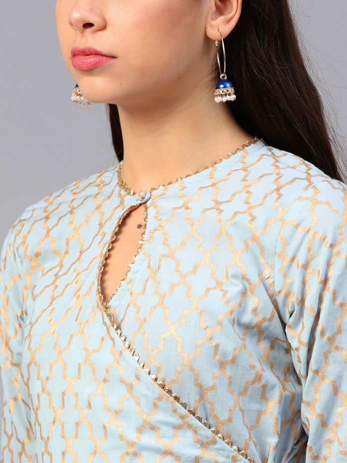 Trendy Punjabi Suit Neck Designs Alluring Oval Shaped Neck Design