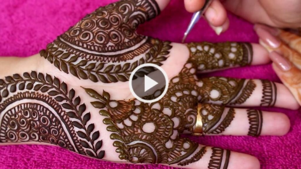 bridal Mehendi Design for hand