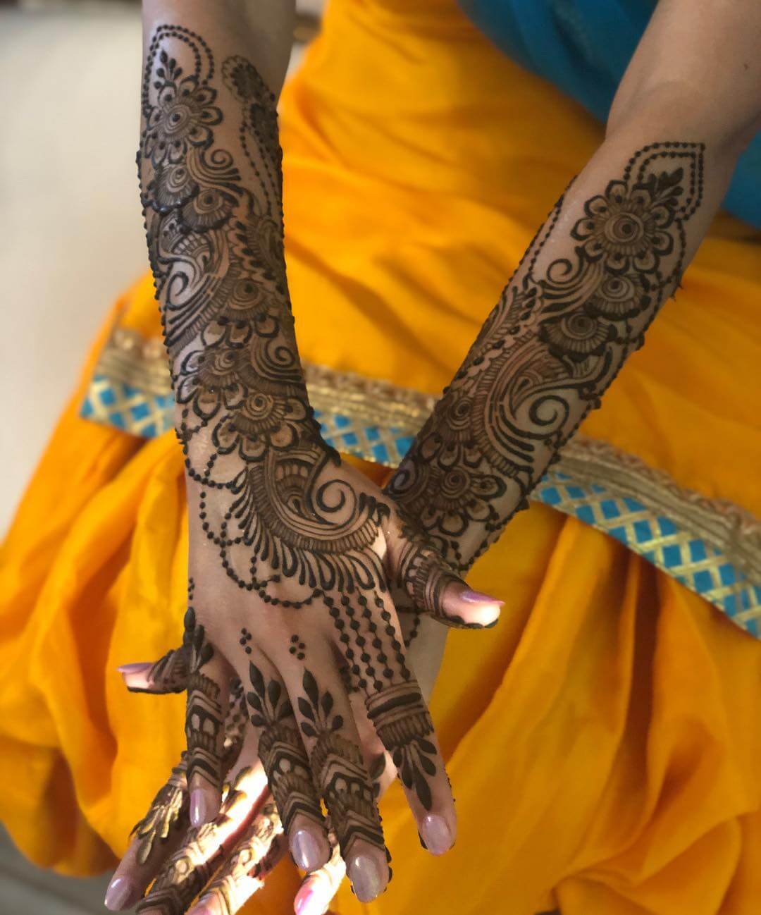 Arabic Mehndi Designs For Bride (dulhan) (4) - K4 Fashion
