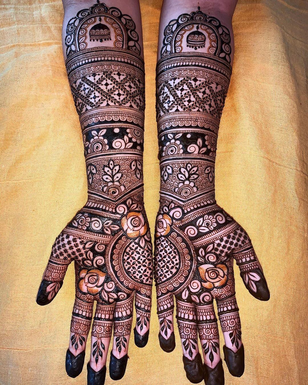 Intricate designs to adorn the bride's hands with.
