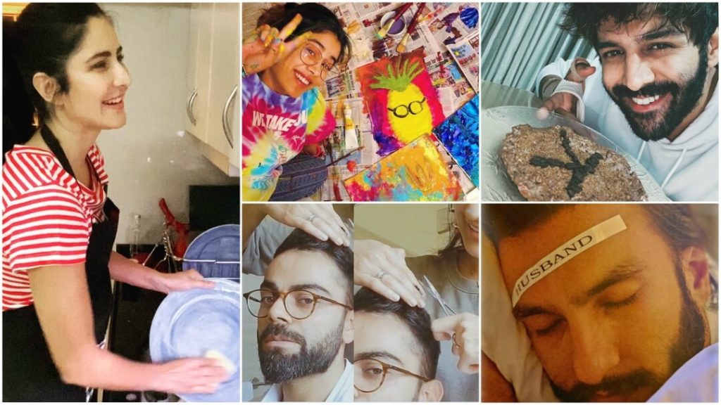 Katrina Kaif To Janhvi Kapoor - How Actors Are Spending Time Self-quarantining