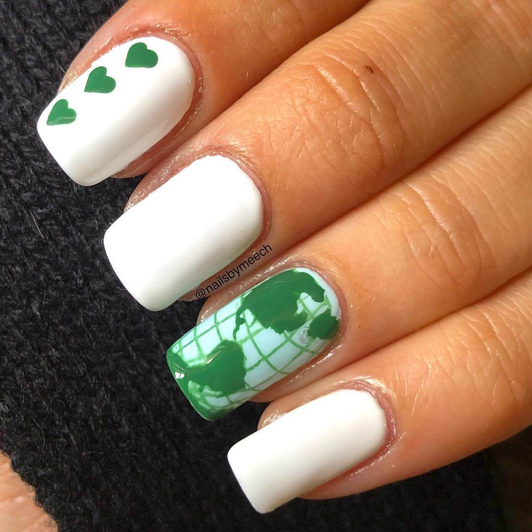 The Chic Earth Nail Art For Earth Day