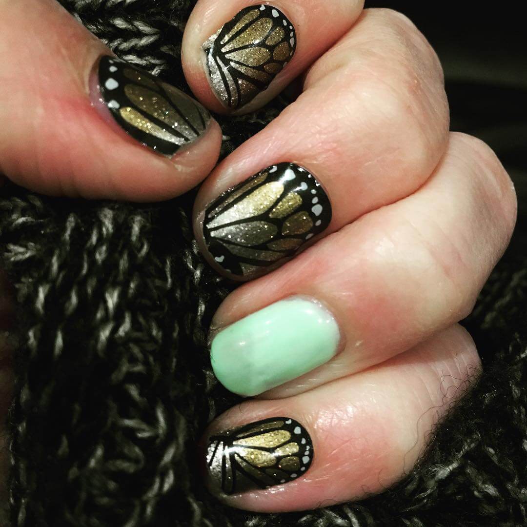 The Butterfly Wing Nail Art Designs For Earth Day 