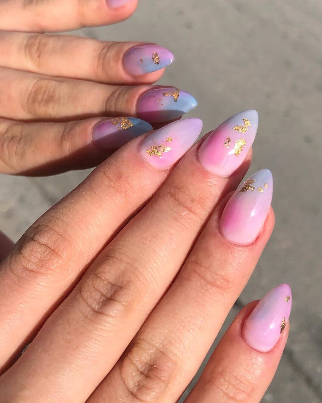 Trending Tie Dye Nail Art With Easter Effect