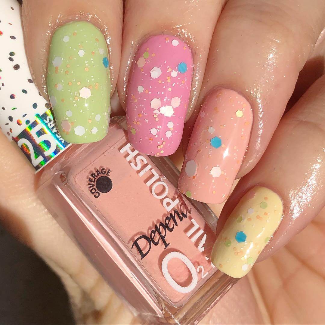 Picture Perfect Nails With This Easter Egg Nail Art Design
