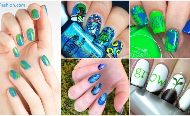 Earth Day Nail Art Designs We Love to help us Go Green