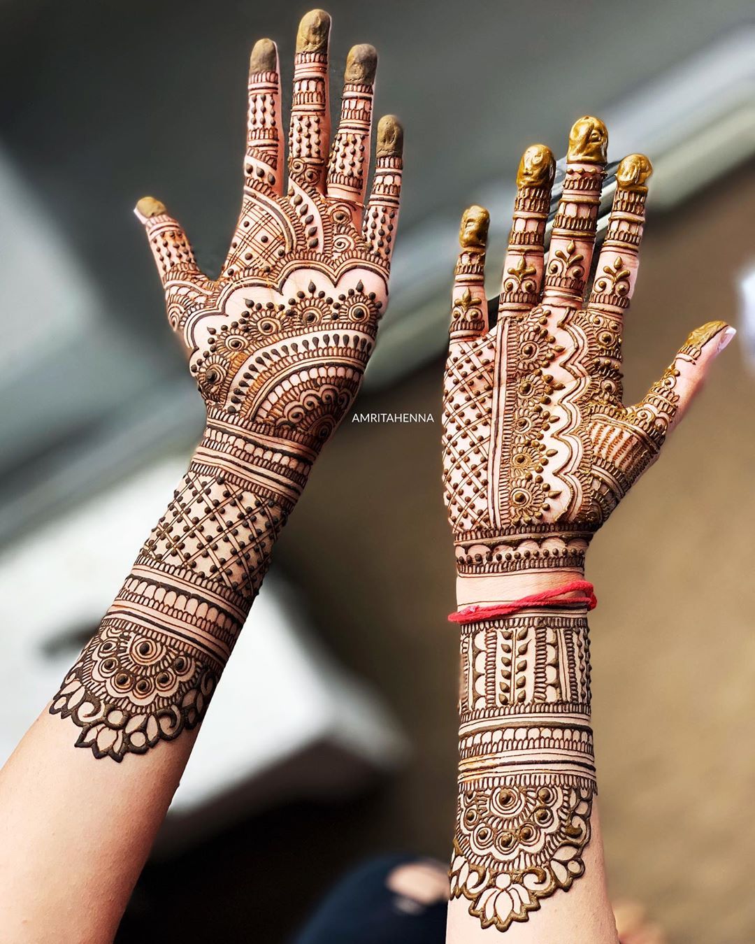 Prepossessing Marwari style henna for perfect brides