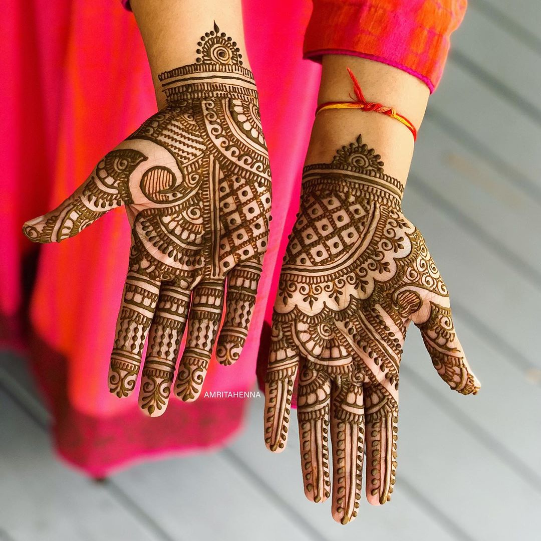 Enchanting Marwari Style henna for aesthetic brides