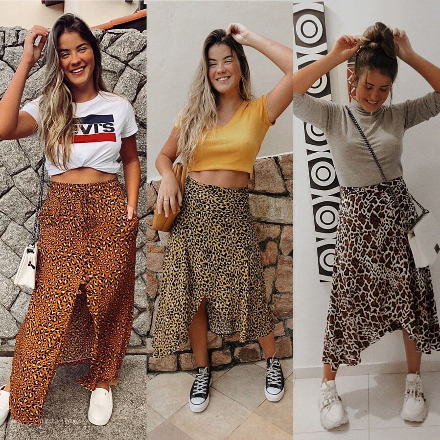 Skirts In Various Animal Prints Outfits And Accessories for women