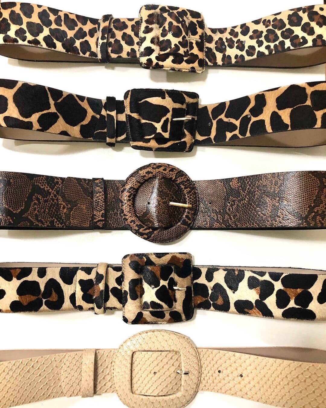 NoName Set of three animal print ribbons discount 70% WOMEN FASHION Accessories Other-accesories Brown Brown Single 