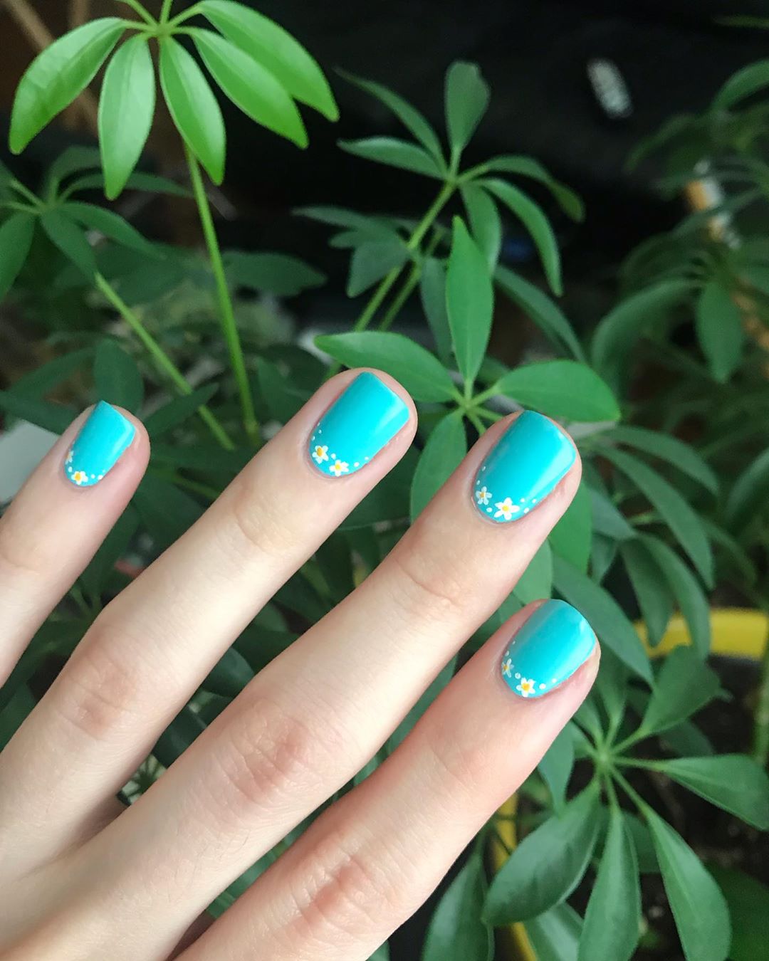 Floral Cuff Nails For Short Nails