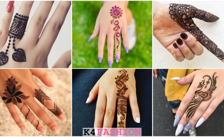 Easy One Finger Mehndi Designs - Henna Finger Ideas