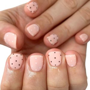Dot nails art | Polka dot nails, Minimalist nails, Pretty nails