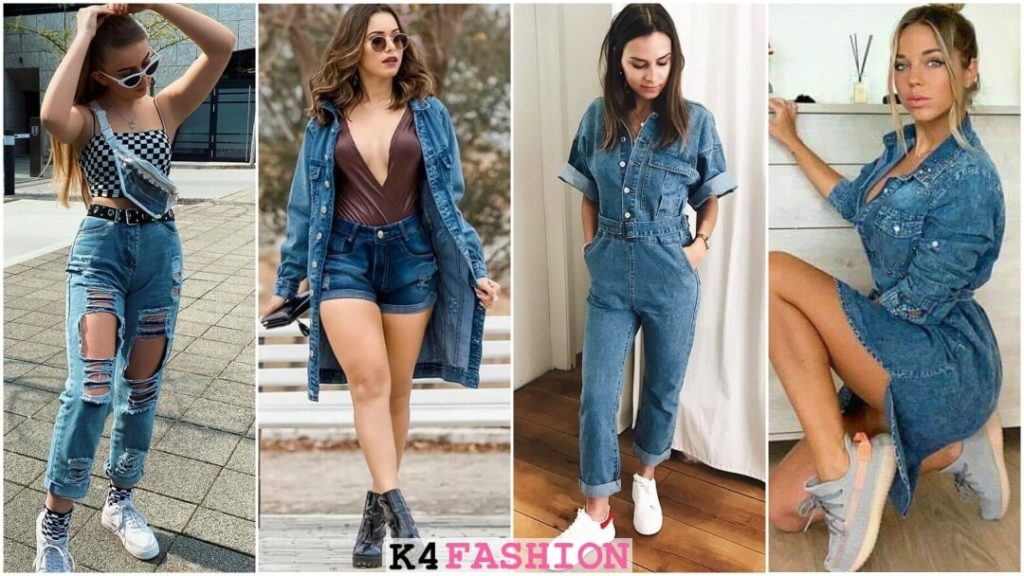 Trending Denim Jeans Outfits for women