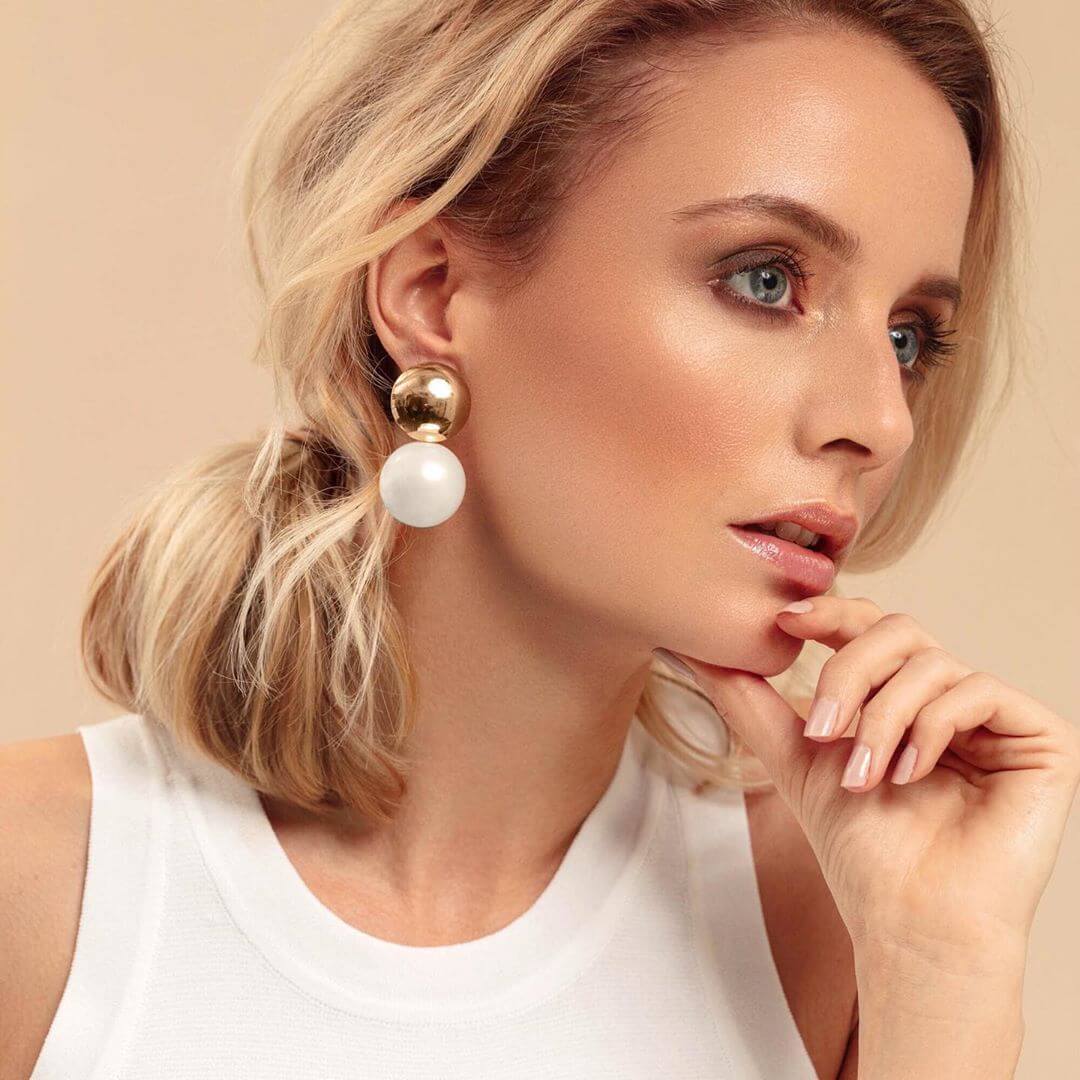 Ball earrings trending earring design