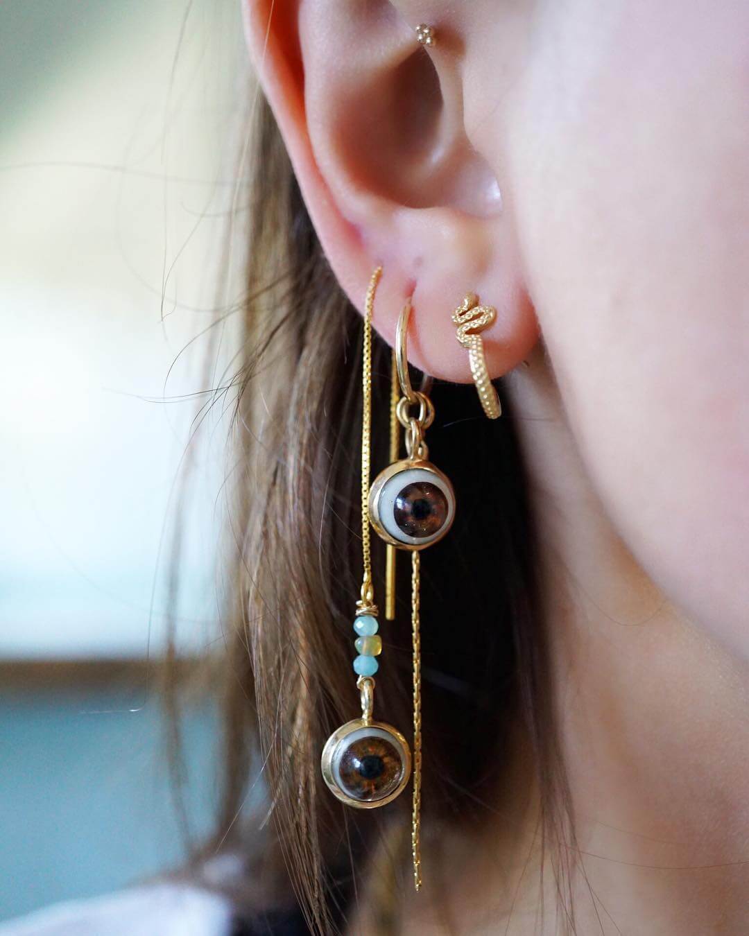 Threader earrings trending earring design