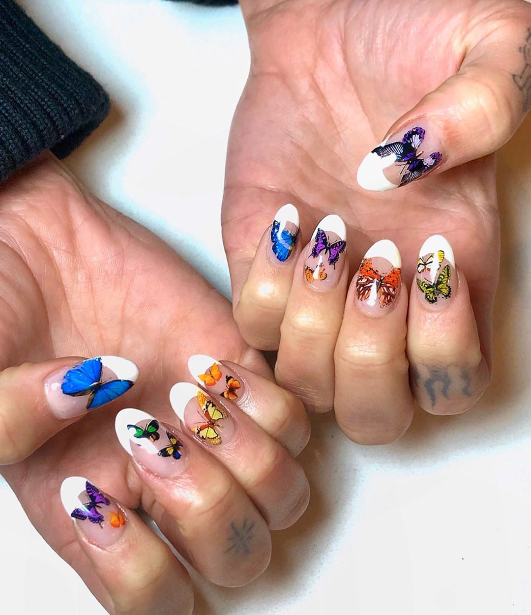 Butterfly Nail Art For The Fan Of Multiple Colors