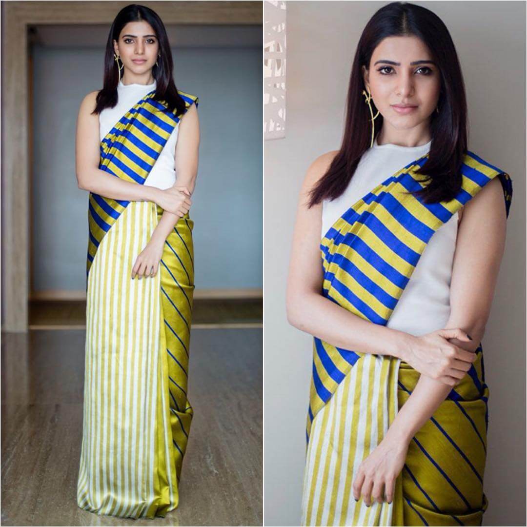 Simple formal saree Ethnic wear for Rakshabandhan