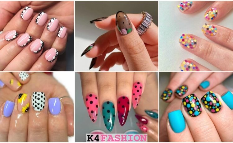 40 Unique Polka Dot Nail Art Designs - K4 Fashion