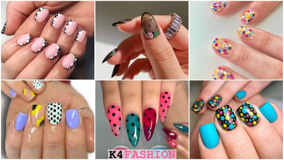 40 Unique Polka Dot Nail Art Designs - K4 Fashion