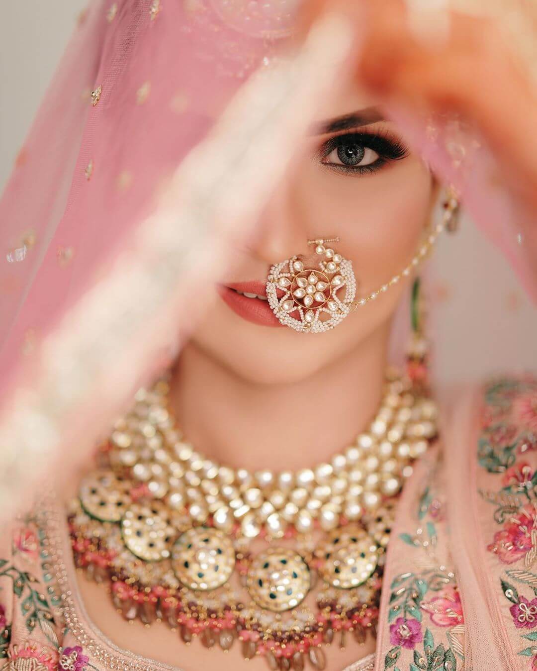 Beautiful Pearl naths for indian brides