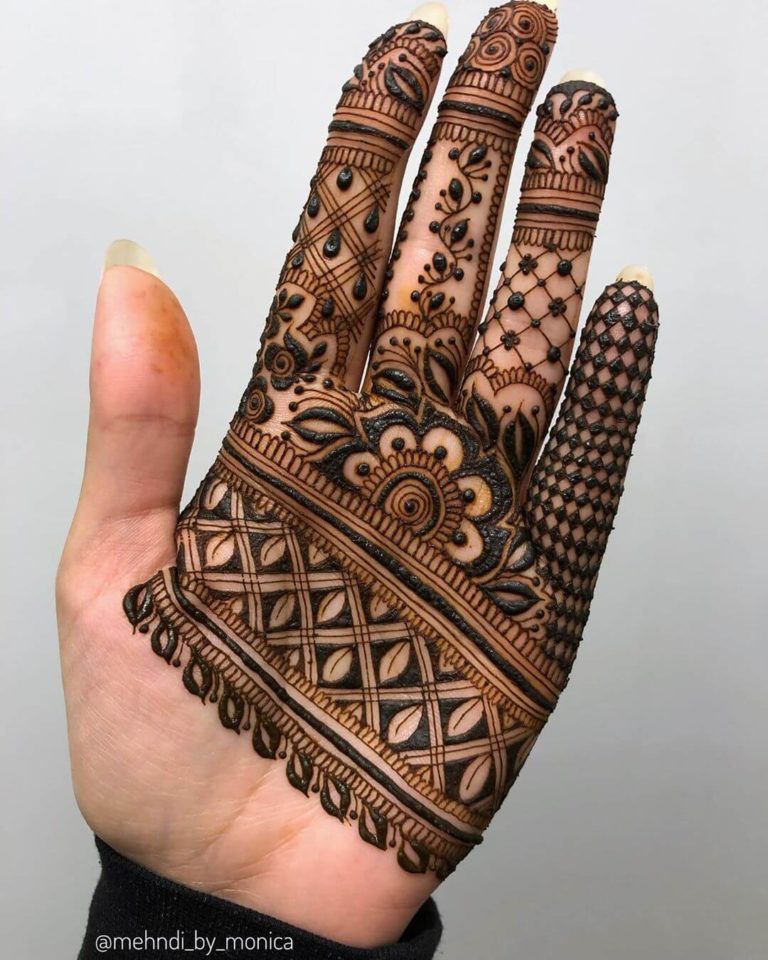 Latest Mylanchi Designs For Front Hand Kerala Mehndi Designs (11) - K4 ...