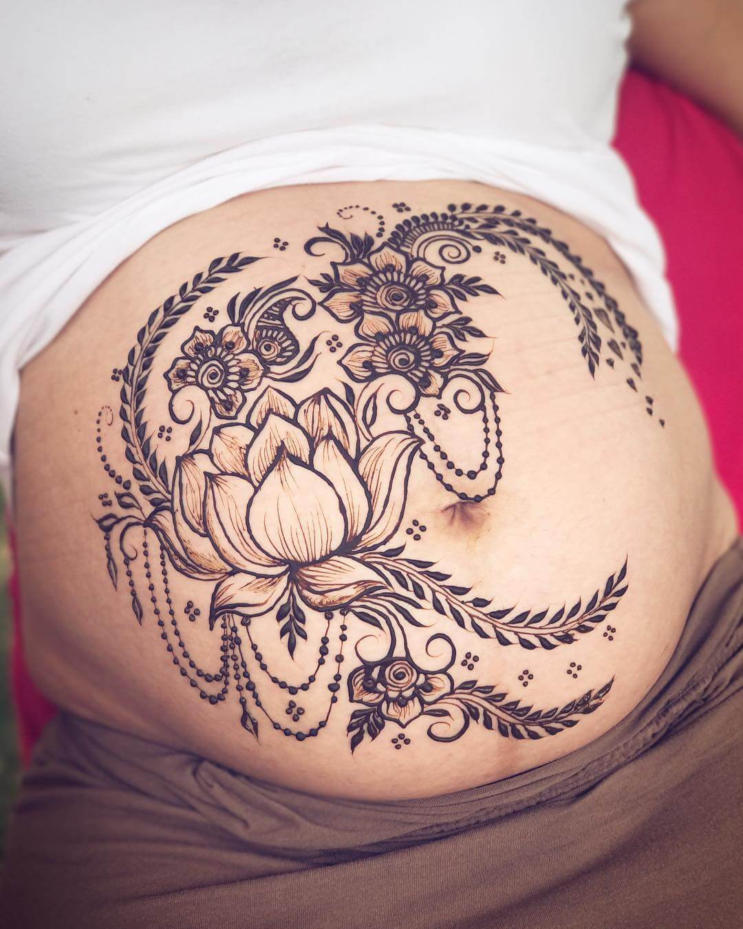 Top 15 Pregnancy Belly Mehndi Designs to Inspire 2020