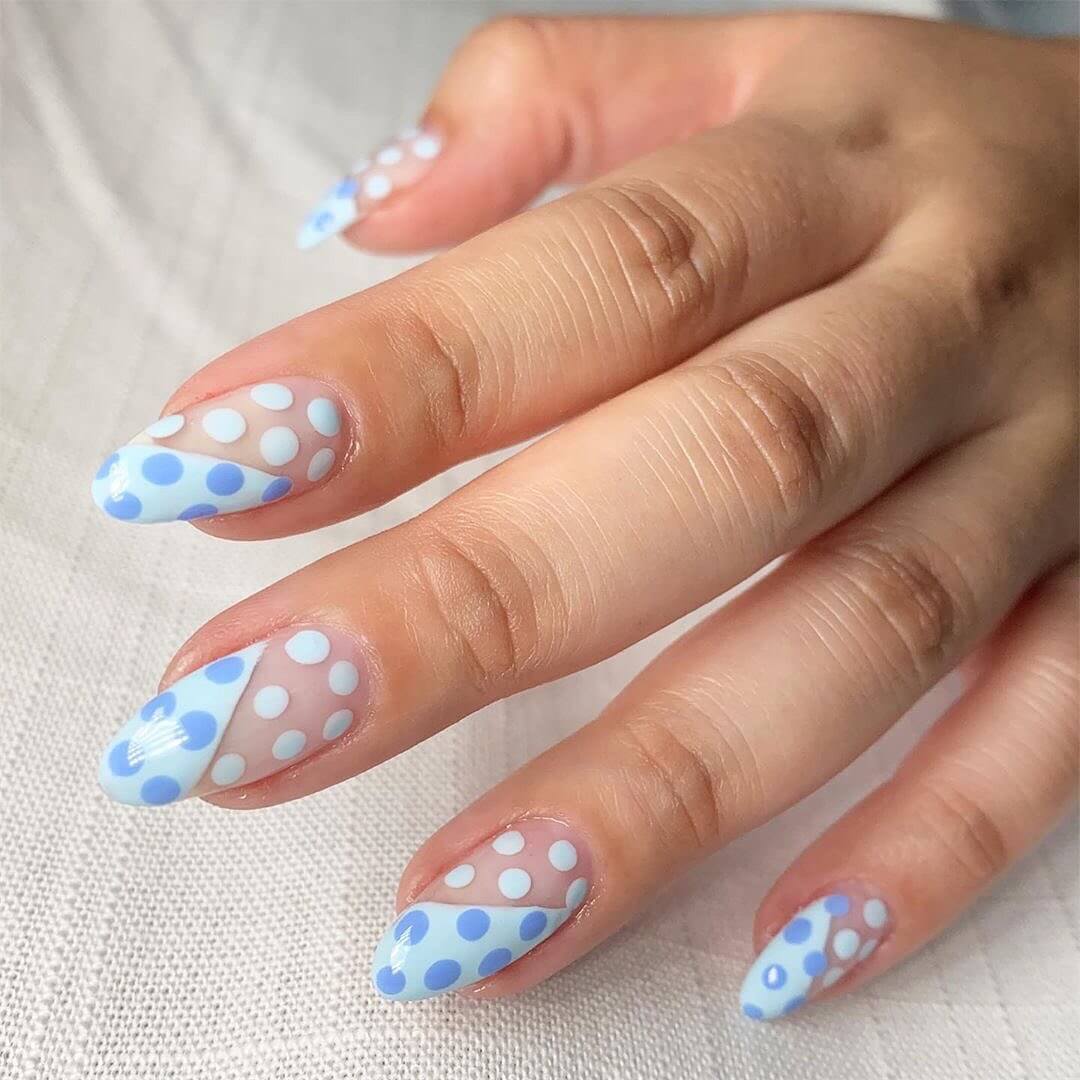 Ocean pops Blue Nail Art Designs