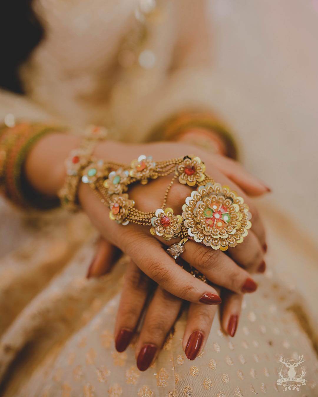 Haath phool design For Indian Brides