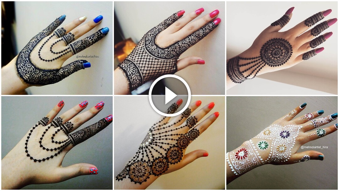 How to apply henna jewellery mehndi design