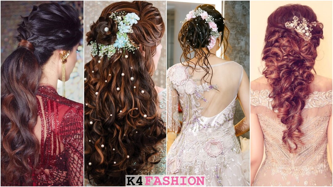 20 Open Hairstyles With Gowns That You Can Try at Wedding