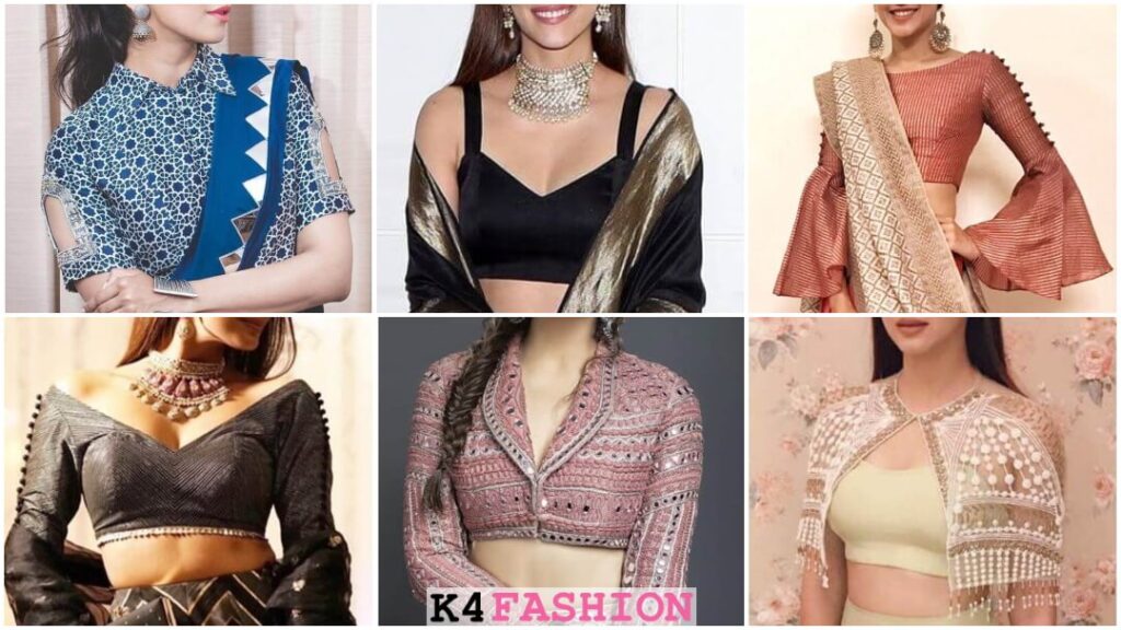 40 Elegant Half Saree Lehenga Designs For The South Indian Brides! | Golden blouse  designs, Half saree designs, Unique blouse designs