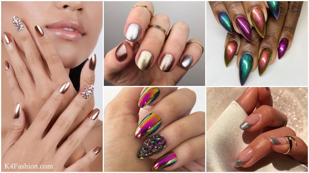 Metallic Nail Art Designs For Special Occasions - K4 Fashion