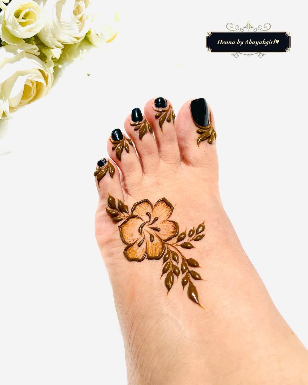 Beautiful Floral Mehendi Design For Feet And Toes Beautiful Floral Mehendi Design For Feet And Toes