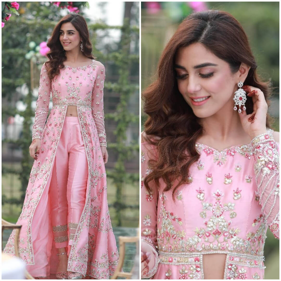 Pink Daffodil dress of Maya Ali