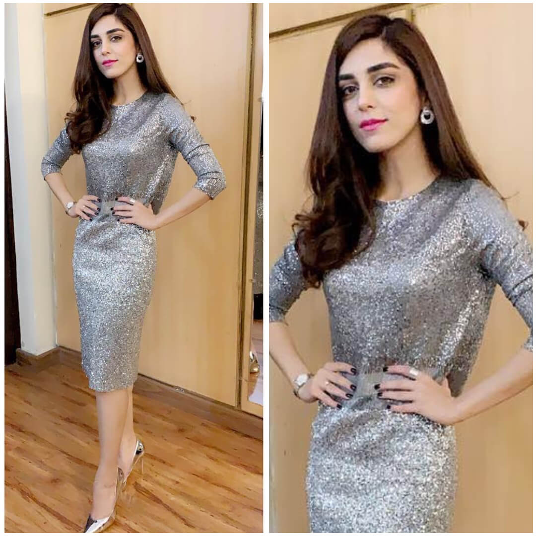 Dazzling Bodycon dress of Maya Ali