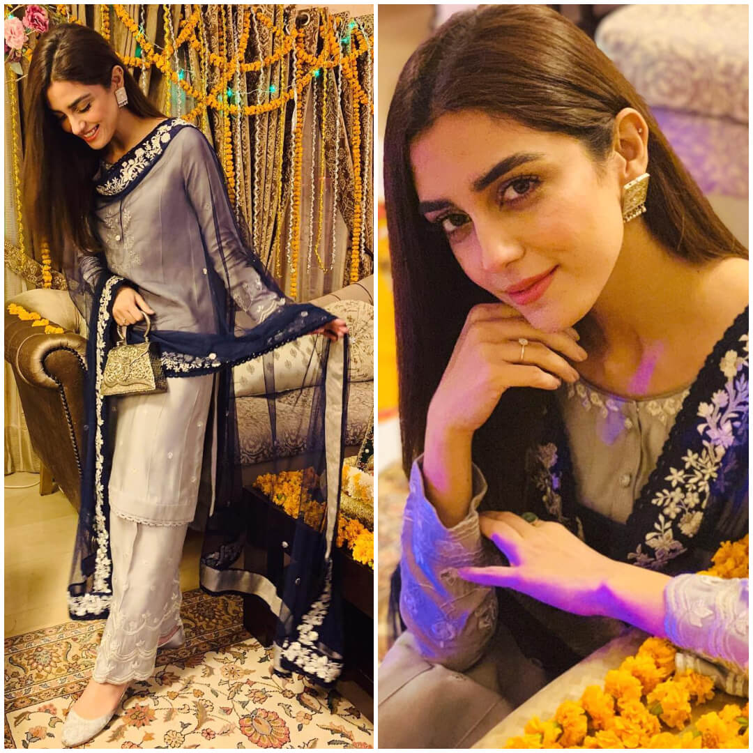 Striking Shalwar kameez of Maya Ali