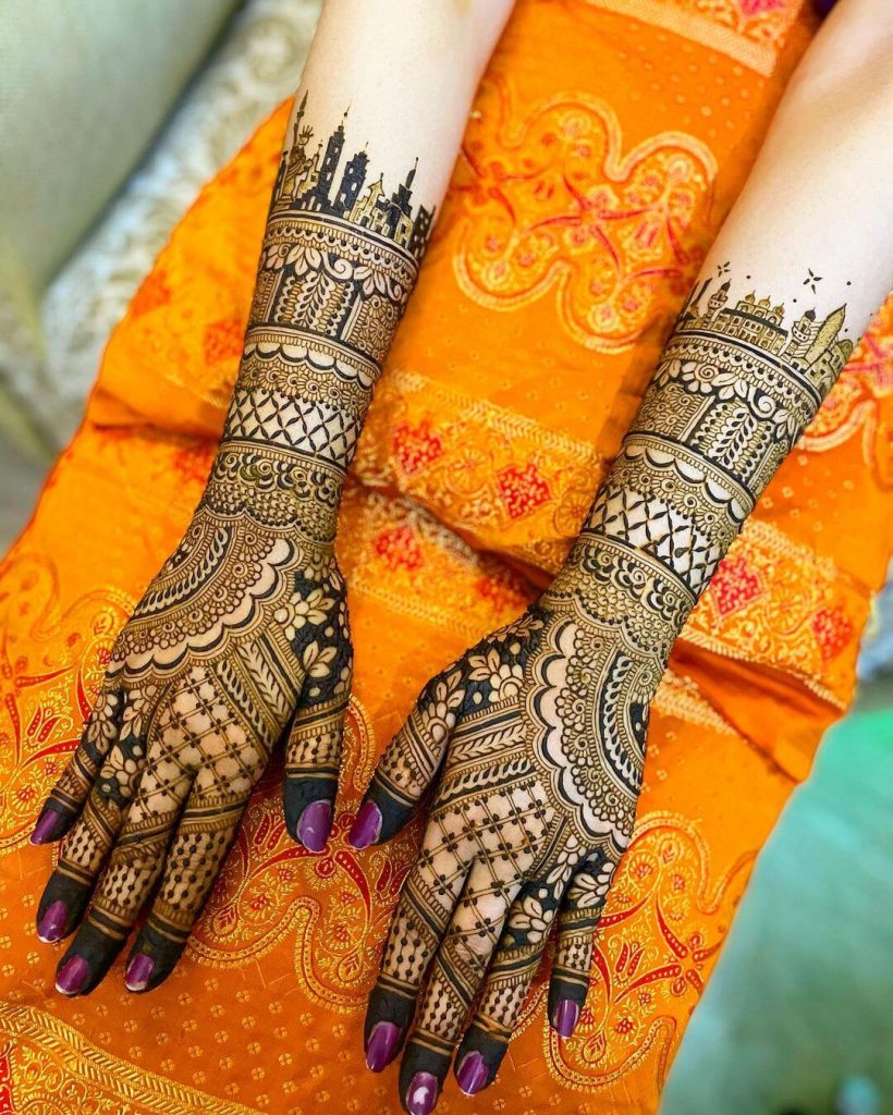 Pakistani Bridal Mehndi Designs for Front and Back Full Hand - K4 Fashion