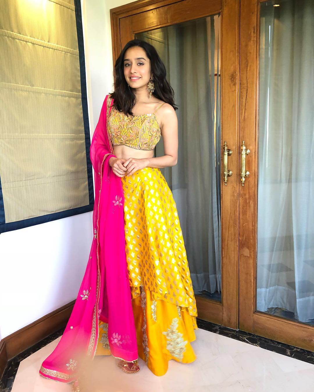 Sharradha Kapoor Shine like a Sun Traditional Yellow Outfits for Indian Festivals