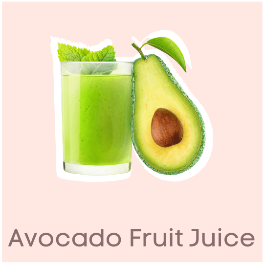 Avocado Fruit Juice Fruit Juices To Gain Weight with High Calorie