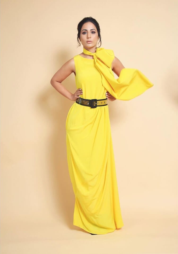 Hina Khan Embrace the Yellow Outfits for Summer