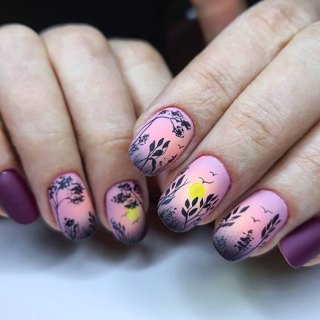 Airbrush Nail Art Designs A Night In A Day