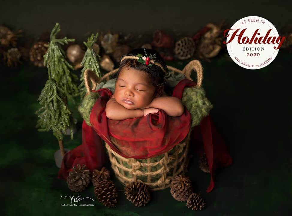 Christmas Photoshoot Ideas for Your Baby Pine Tree All Around