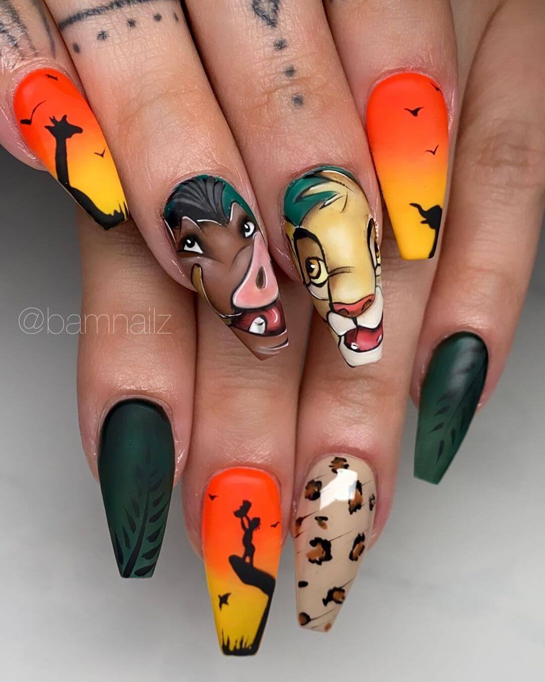 Lion King nail art here we come!