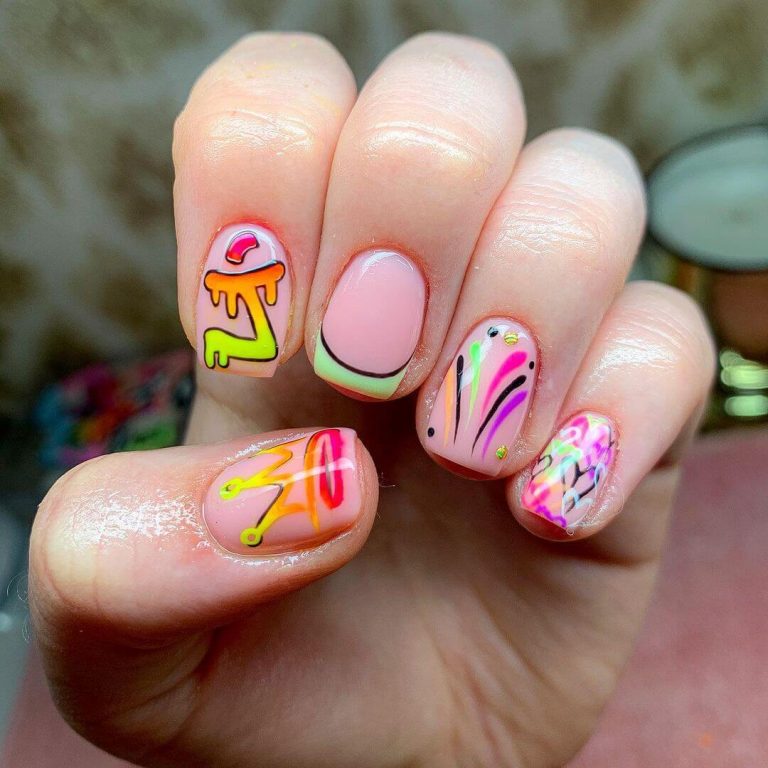 Graffiti Nail Art Designs - K4 Fashion