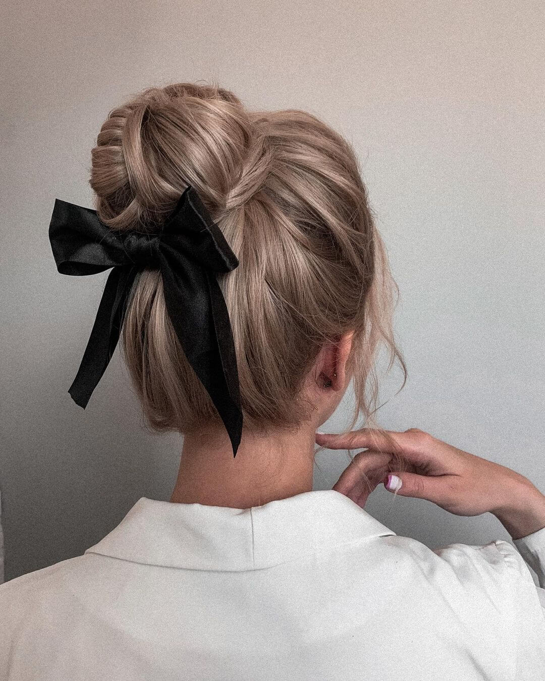 Office Hairstyle For Woman with Long Hair Glamed The Bun