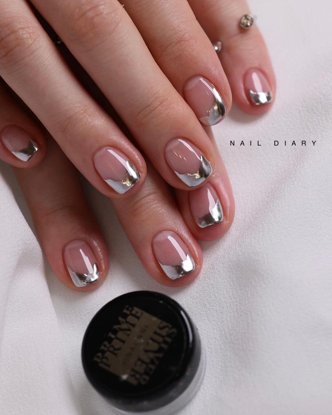 Silver Nail Art Designs Bring some silver edge to your nails