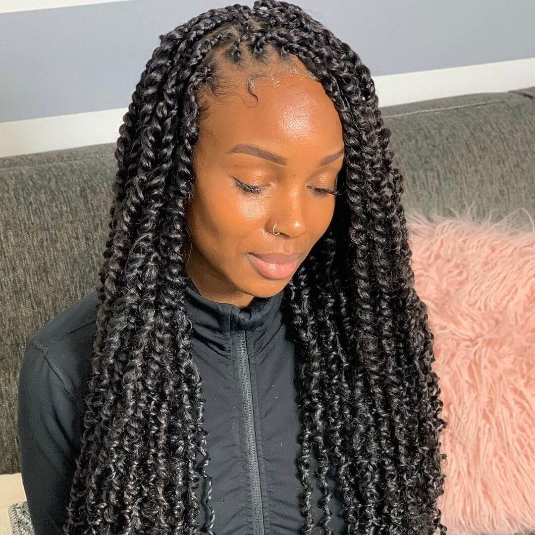 Tribal Braids Hairstyles Curly Tribal Hairs With Extra Volume